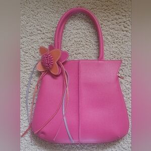 Mellowworld Vegan Leather Pink Floral Women's Handbag